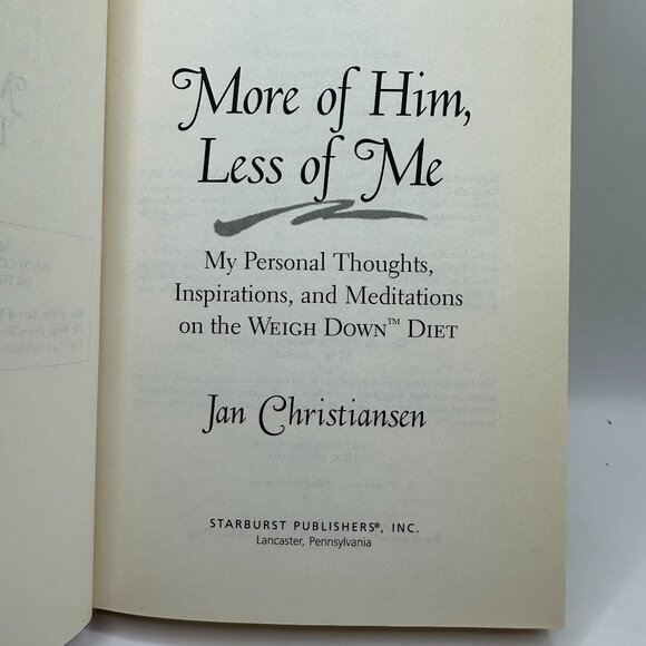 More Of Him Less Of Me Daybook By Jan Christiansen - Picture 4 of 5
